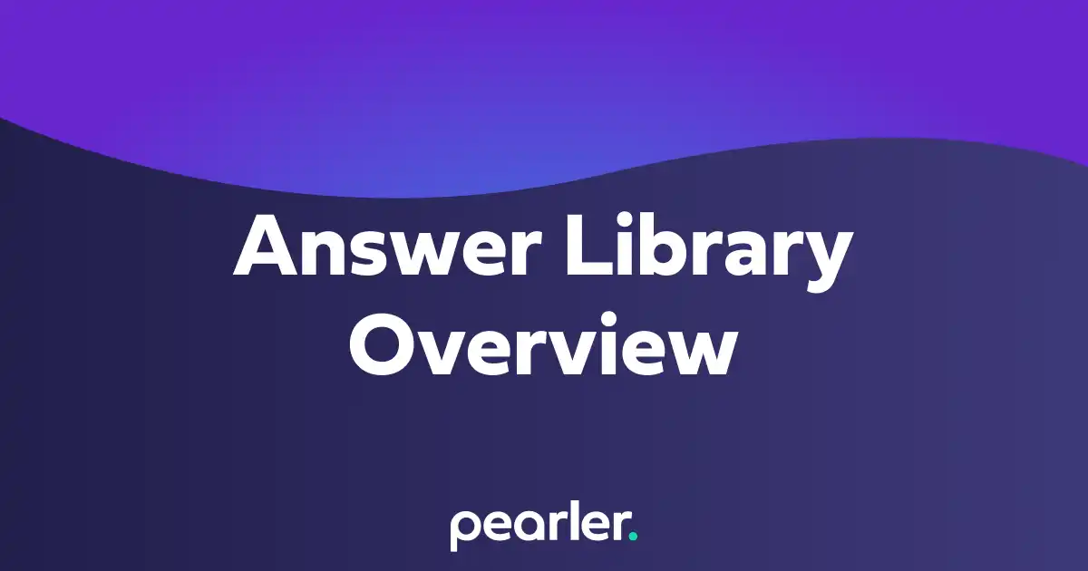 This article gives an overview of the main tasks that can be undertaken in the Answer Library. The Answer Library allows you to move answers through the answer lifecycle, edit individual answers, or import new answers.